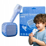 Karaoke powerlocus aero bluetooth k&otilde;lar koos traadita mikrofoniga lastele