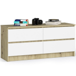 Kummut NORE K120 4, pruun/valge