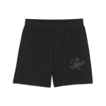 Naiste vabaaja l&uuml;hikesed p&uuml;ksid PUMA ESS SCRIPT High-Waist Shorts 5 - 68498401, mustad