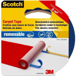 Eemaldatav teip - Scotch - 50 mm x 7 m - Must - Segatud - Vaip