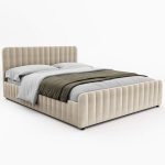 Voodi Somnella + Sapnas 2 XL|180x200|Beež #03|Veluur
