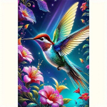 Sametist l&otilde;uend, 5D teemantmosaiik 40 &times; 50. Loovus ja rahu &uuml;hes &ndash; suurep&auml;rane kingitus endale ja oma l&auml;hedastele.