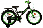 Laste jalgratas Volare Thombike, 18", must/roheline