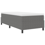 &uuml;heinimene voodi,Box Spring Voodi Helehall 100x200 cm Korduurkangas CFE76813