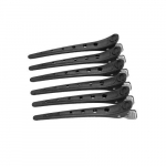 Metallist juuksen&otilde;elad, mustad, 6 tk.