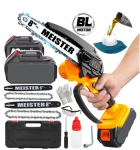 Akutoitel mootorsaag 6'' ja 8'' m&auml;&auml;rimisfunktsiooniga ANDY Happy People (t&auml;iskomplekt)