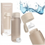 Wessper komplekt tritan pudel beež 0.7L + pudelifiltri padrun