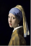 Maali numbrite j&auml;rgi 40&times;50 reproduktsioon Johannes Vermeer "T&uuml;druk p&auml;rlk&otilde;rvar&otilde;ngaga"