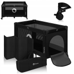 Reisivoodi ja m&auml;nguaed 2in1 Lionelo Stefi Black Carbon