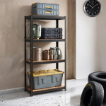 Metallist riiiul, 40 x 80 x 160 cm, Vintage Pruun, Riiul, Standregal, 40 x 80 x 160 cm, Vintage Pruun