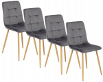 Komplekt 4x polsterdatud tooli Mebel Elite FREDY hall