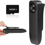 Mini kehakaamera 1080P FHD, lainurkobjektiiv, 360 minutit salvestust, &ouml;ine n&auml;gemine