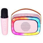 R&auml;ndrakenduse karaoke - Trevi - XR 8A01 - Bluetooth - Laetav aku - Roosa