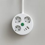 Happy People ANDY funktsionaalne pikendusjuhe 5 m + USB + Type-C