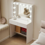 Loft- Kaasaegne laud LED tualett -valgustiga Glamour peegel