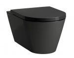 Seinale kinnitatav WC-pott Laufen Kartell koos Rimless kaanega