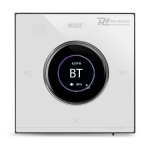 Powerline B100W seinale paigaldatav heliv&otilde;imendi BT/LCD valge