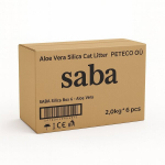 Silikageeli kassiliiv Saba Aloe Vera, 5L / 2kg, komplekt 6 tk