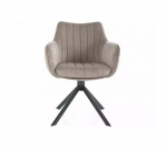 2-tooliline komplekt Signal Meble Azalia Velvet, tumebeež