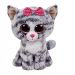 Palus m&auml;nguasi Ty Beanie Boos Kiki, hallid kassid, ei 3 aastat