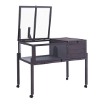 Kilpkonnamaja ratastega Vevor MSH-T04, 965 x 610 x 825 mm