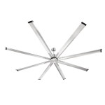 244 cm alumiiniumist laeventilaator puldiga