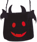 Halloweeni Crow kommikorv - Vilt, 25 cm
