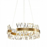 Amsterdami Led lamp, 60cm, 50w, poleeritud messing, K9 kristall