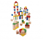 Puidust ehitusklotsid Simba Eichhorn, 75 tk.