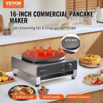 Vevor pannkoogipann, 1700 W