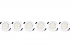 Dexnump LED s&uuml;vistatavad laevalgustid, valge, 5 W, 600 lm, 6 tk