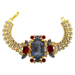 K&auml;ev&otilde;ru "Aurora (Dark Grey Ignite / Light Siam)" Swarovski&trade; kristallidega DS00B568