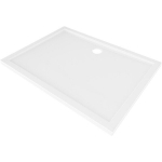 Du&scaron;ialus Mexen Flow Slim, ristk&uuml;lik, 100 x 120 cm, White gloss