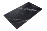 Ristk&uuml;likukujuline Du&scaron;ialus Besco Vexo Marble Black, 120 x 90 cm