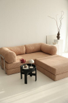 Modulaarne diivan Asir Nook, pruun