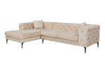 Pehme nurgadiivan Atelier del Sofa Como Eco Left, beež/must
