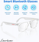 Nutikad Bluetooth-prillid, l&auml;bipaistvad l&auml;&auml;tsed