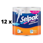 Paberr&auml;tik SELPAK, 3 kihti, 11,25 meetrit, 84 lehte, 2 tk. x 12 pakk