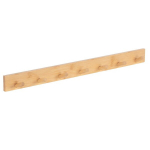 Nagi, Begryf, 70&times;6&times;5,5 cm, naturaalne bambus, seitsme riputusklambriga.