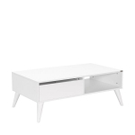 Kohvilaud Shp-655-Dd-1, 42x110x65 cm, valge