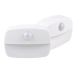 LED &ouml;&ouml;valgusti, liikumisandur, patarei, soe valge, 4 tk