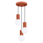 Sollux Lighting ripplamp Halo 3P, punane ooker
