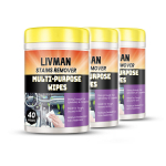 Multifunktsionaalsed auto sisepuhastuslapid 3 pakki (120 tk.) LIVMAN HM-E03