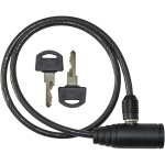 BikeLock jalgrattalukk v&otilde;tmega 0,6 &times; 65 cm, must