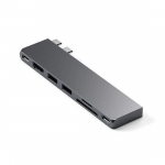 Satechi Type-C Pro Hub Slim - Space Gray, Satechi Type-C Pro Hub Slim - Space Gray