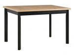 Valgomojo stalas Black Red White Lurin, rudas/juodas