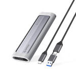 Orico AXM2S-G2-V1 M.2 NVME|NGFF USB-C|USB-A to USB-C 6Gb|s | 10Gb|s Disk Caddy - Gray