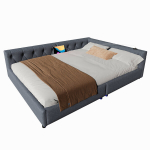 P&auml;evavoodi 140x200 cm, LED-valgustusega, USB/C-t&uuml;&uuml;pi, hall