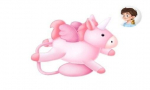 Unicorn magnet maskott - MFP