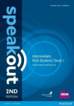 Speakout Intermediate 2nd Edition Flexi Students Book 1 with MyEnglishLab Pack